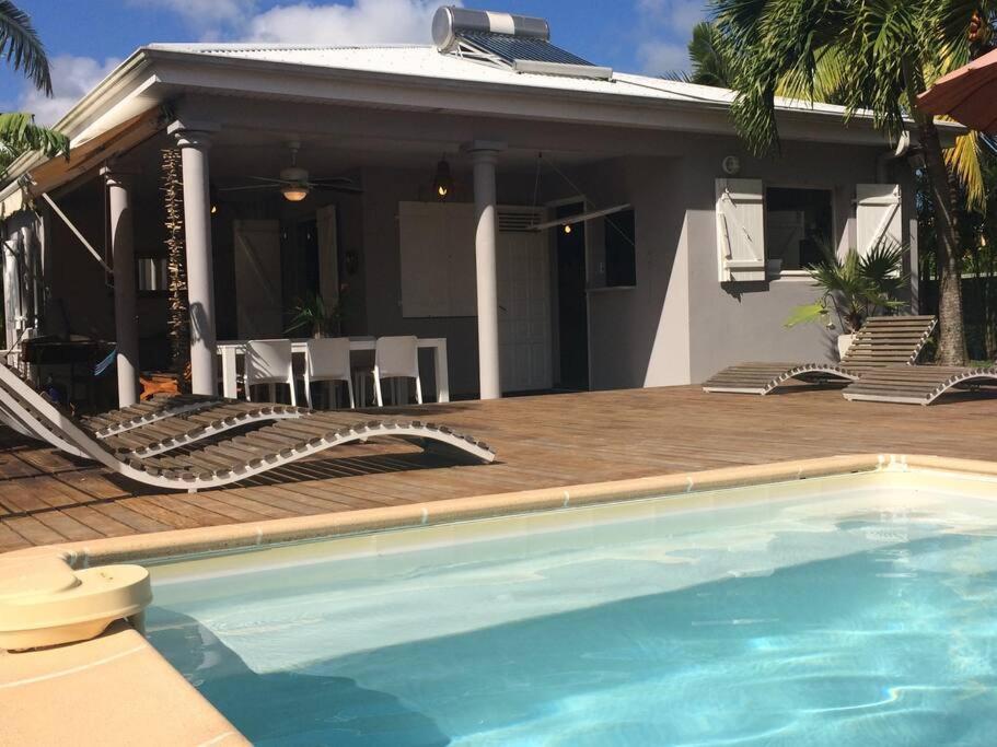 La Charmante Villa Coco Avec Magnifique Vue Mer Le Marin المظهر الخارجي الصورة
