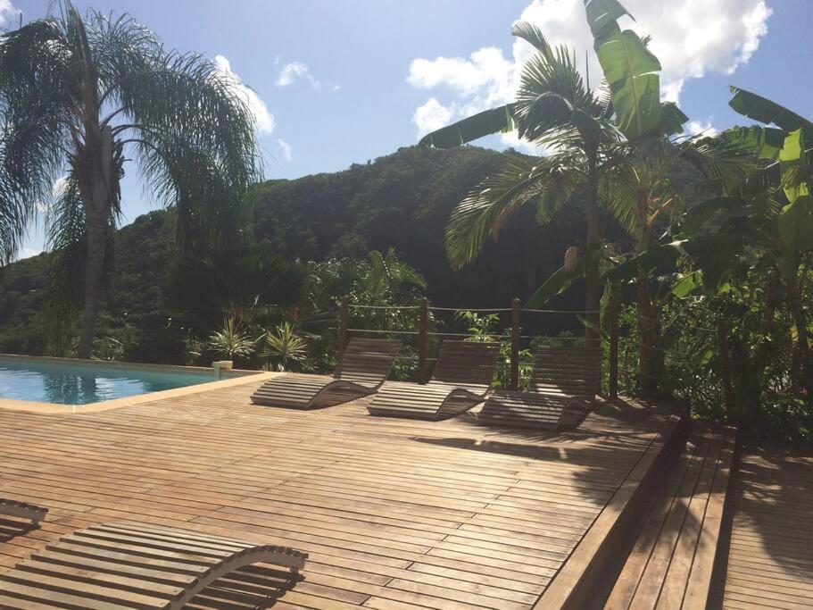 La Charmante Villa Coco Avec Magnifique Vue Mer Le Marin المظهر الخارجي الصورة